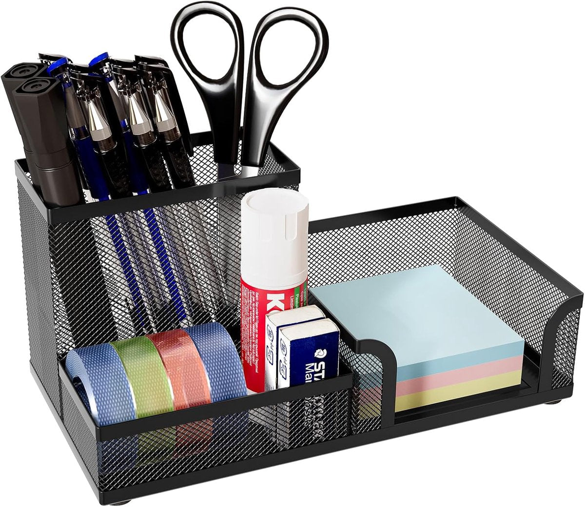 Pencil holder - Office accessories - Desk organizer - Pencil holder - Mesh - Metal - Desk - Desk organizer - Black