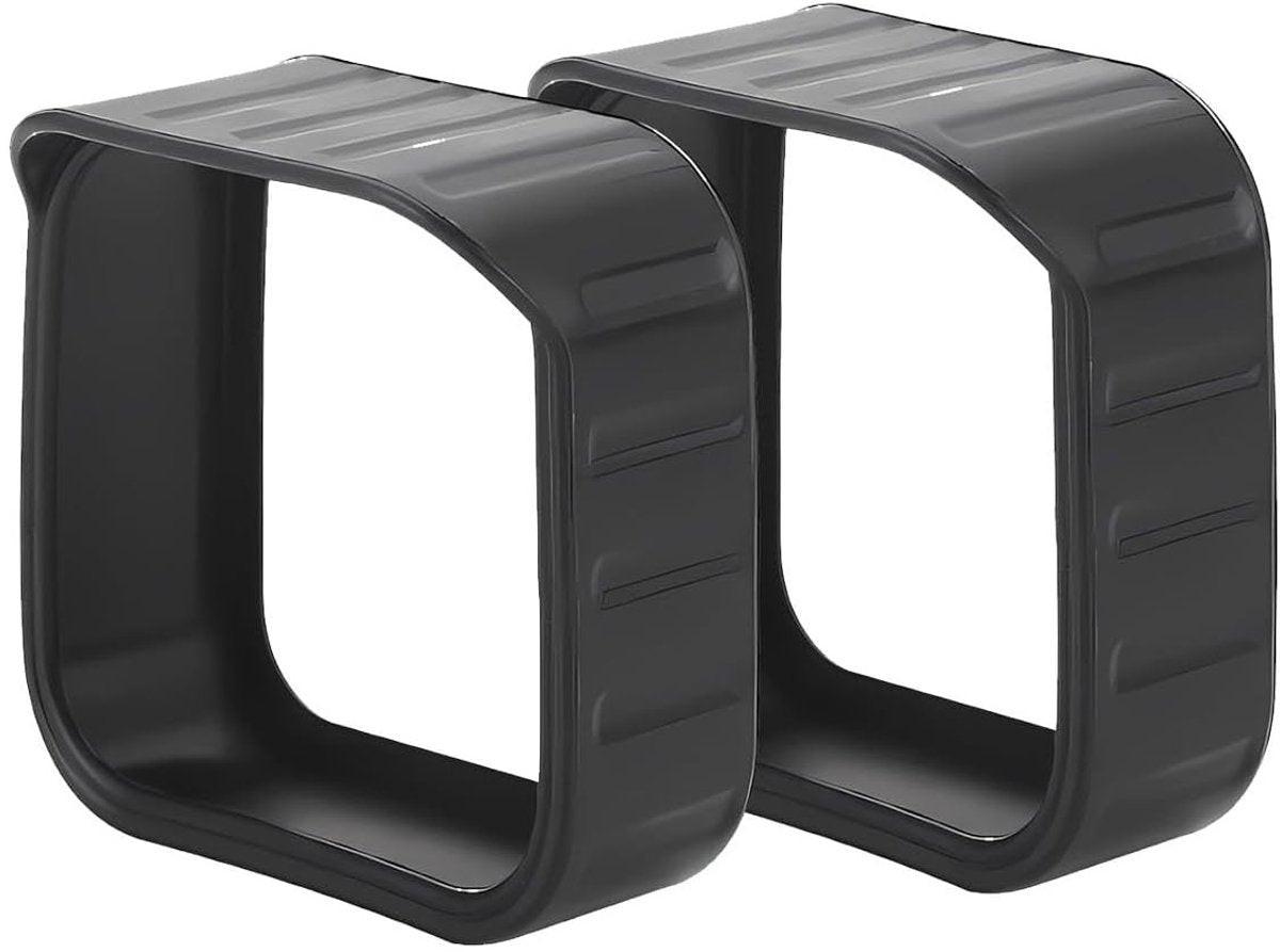 Protective Camera Covers - Pack of 2 Silicone Protectors - Flexible and Lightweight - Scratch Resistant - Made of Silicone - For Security Cameras with Flash.