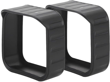 Protective Camera Covers - Pack of 2 Silicone Protectors - Flexible and Lightweight - Scratch Resistant - Made of Silicone - For Security Cameras with Flash.