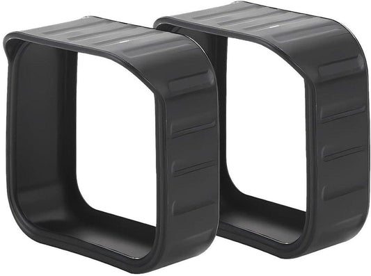 Protective Camera Covers - Pack of 2 Silicone Protectors - Flexible and Lightweight - Scratch Resistant - Made of Silicone - For Security Cameras with Flash.