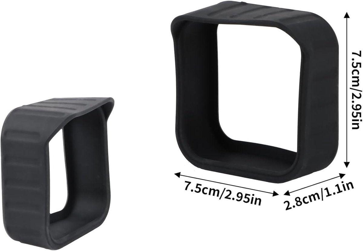 Protective Camera Covers - Pack of 2 Silicone Protectors - Flexible and Lightweight - Scratch Resistant - Made of Silicone - For Security Cameras with Flash.