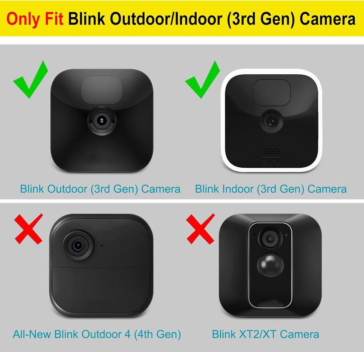 Protective Camera Covers - Pack of 2 Silicone Protectors - Flexible and Lightweight - Scratch Resistant - Made of Silicone - For Security Cameras with Flash.