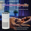 Air purifier - Negative ion air purifier - Air purifier for the home - Rooms up to 20 mÂ² - Negative ion air purifier - Deodorizer - Ionizer - Wit.