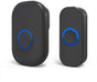 Wireless Doorbell - Doorbells - Outdoor Wireless Doorbell - 150m Doorbell Range - IP44 Waterproof Electronic Doorbell - Doorbell Kit with Plug-in Receiver - Blue LED - Waterproof - For Home.