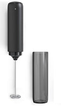 USB rechargeable electric milk frother for coffee, latte, cappuccino and hot chocolate, Black.