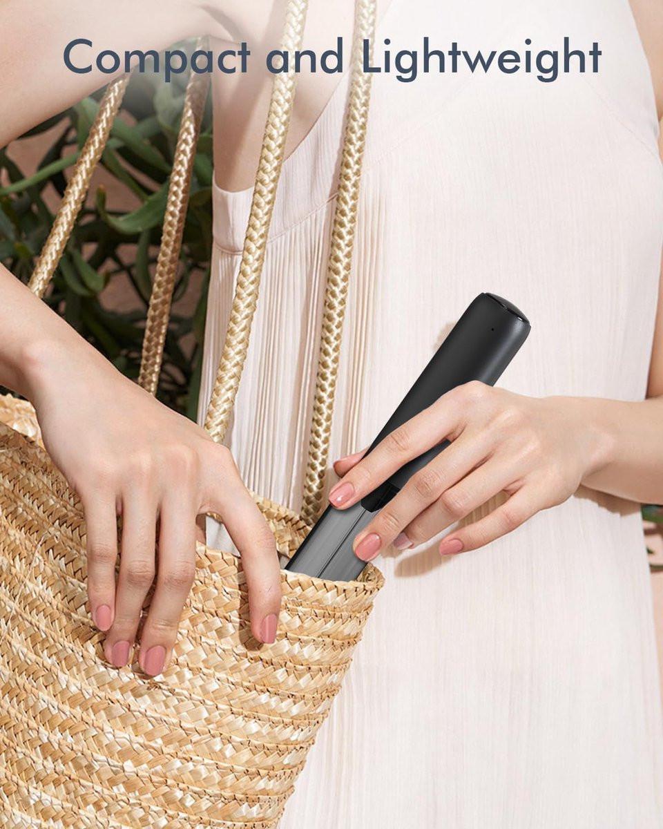 USB rechargeable electric milk frother for coffee, latte, cappuccino and hot chocolate, Black.