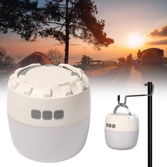 Camping lamp - Camping light - Flashlight - Rechargeable camping lamp - Tent light - Rechargeable - 3200mAh - Suitable for hiking and camping.