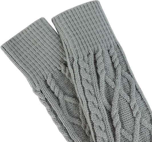 Socks - Women's knee-high socks - Cable knit knee-high socks - Stockings - Knee-high socks - Winter warmth - Tights - Knee support socks - Women - Girls - Pain relief
