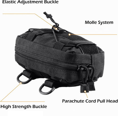 Fanny pack - Men's fanny packs - Tactical fanny pack - Small bag - Waterproof and multifunctional - Suitable for camping, hiking and hunting