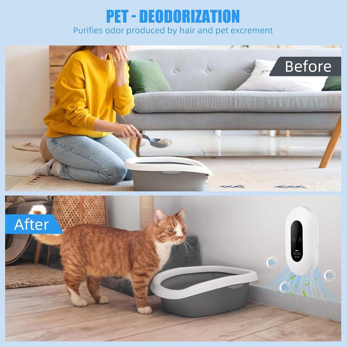Air purifier - Plug-in negative ion air purifier - LED display - Negative ion air purifier - Home air purifier - Negative ion air purifier - Deodorizer - Ionizer - Wit.