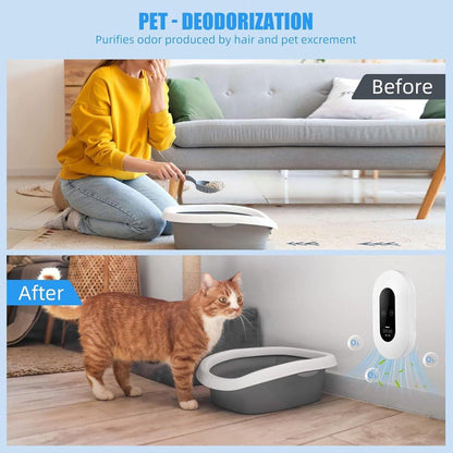 Air purifier - Plug-in negative ion air purifier - LED display - Negative ion air purifier - Home air purifier - Negative ion air purifier - Deodorizer - Ionizer - Wit.