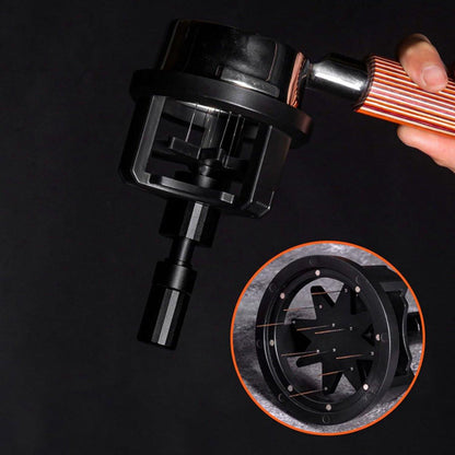 Coffee press - Manual press - Magnetic coffee dispenser - Coffee maker accessory - Non-slip needle stirrer - Countertop - Workstation - Preparation - Ground coffee smoother for home brewing - 51 mm.