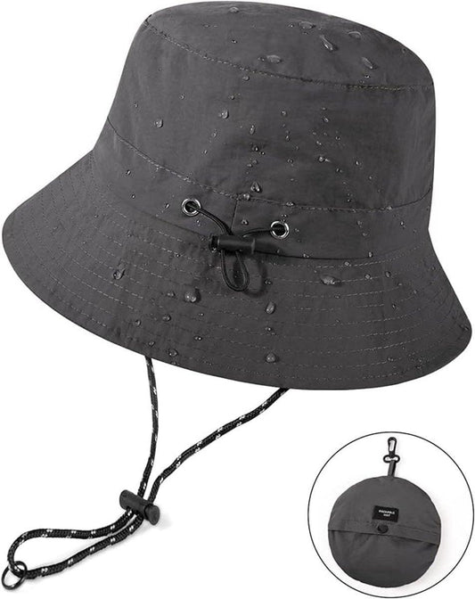 Sun hat - Fishing hat - Foldable fishing hat for women and men - UPF 50+ sun protection and waterproofing - Unisex summer hat - Hiking and rain hat - 54-58 cm.