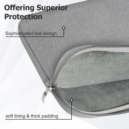 15.6-inch Laptop Sleeve - Grijs - Waterproof - Shockproof - Scratch-resistant - Splash-proof - Laptop Sleeve - Grijs.