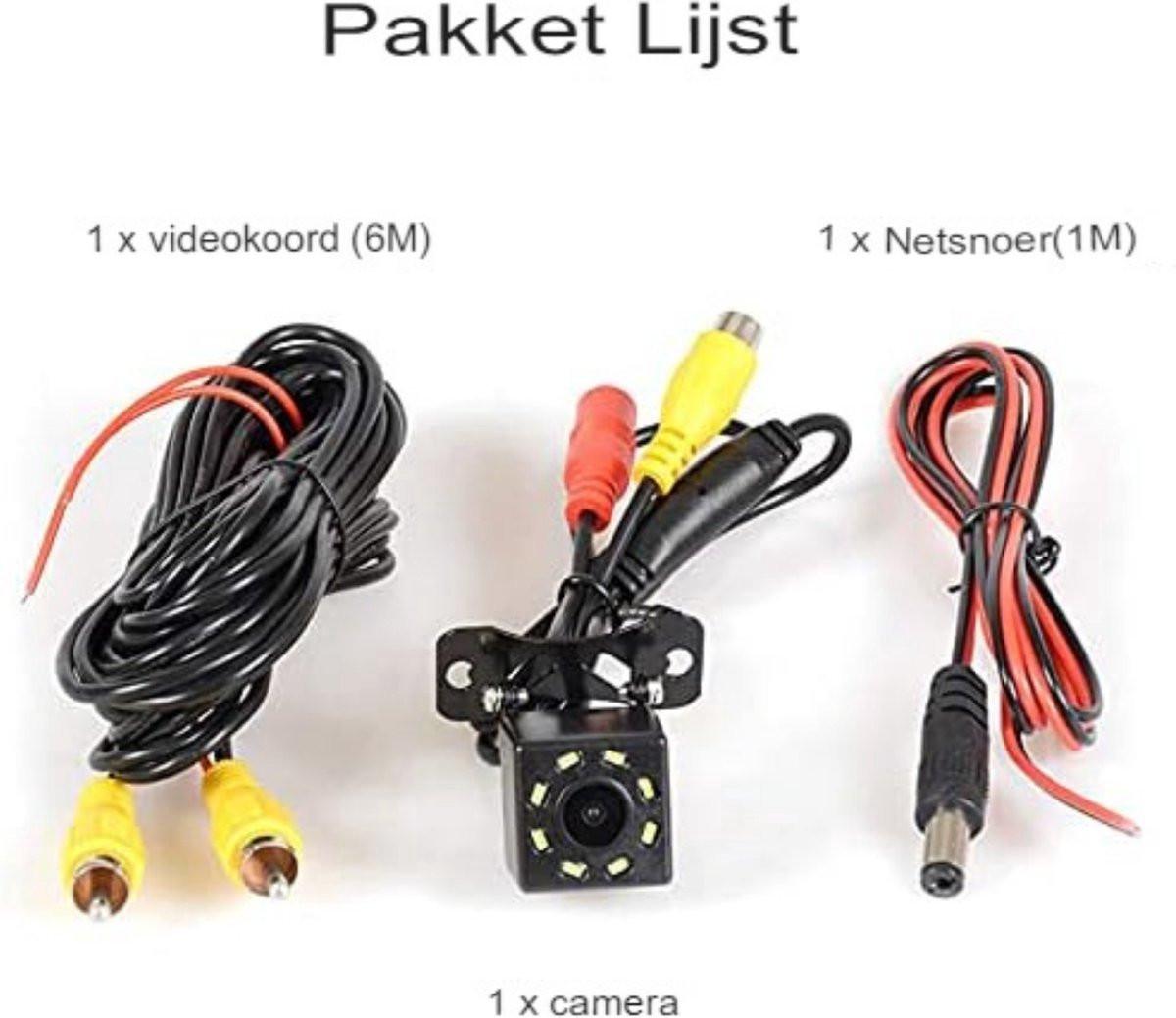 Rearview camera - Parking sensors.