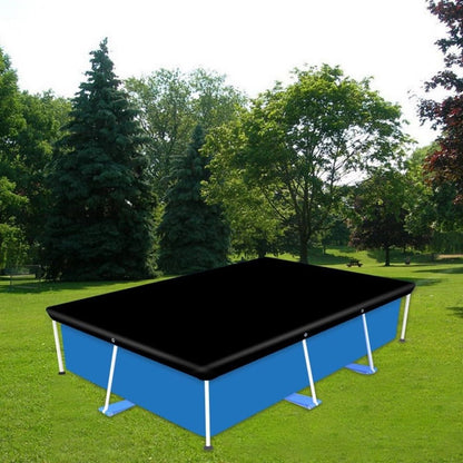 Waterproof cover - Dust cover - Outdoor pool cover 221 x 150 cm Black Oxford fabric - UV protection - Waterproof, heat-reflective - Dust cover