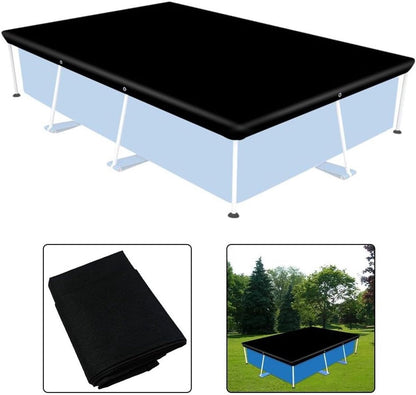 Waterproof cover - Dust cover - Outdoor pool cover 221 x 150 cm Black Oxford fabric - UV protection - Waterproof, heat-reflective - Dust cover