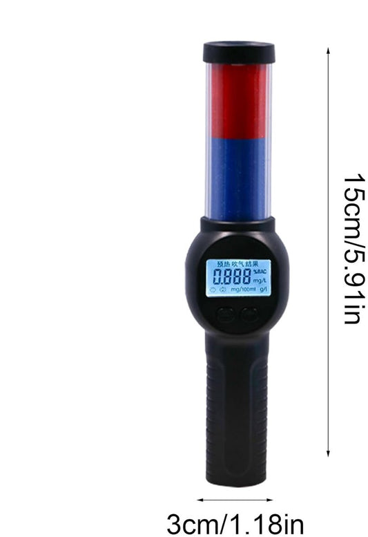 Digital Alcohol Meter - Breathalyzer with English Voice Announcement - Portable Breathalyzer - Contactless Breathalyzer - Safe and Hygienic - Suitable for Drivers - Safe Driving for Men, Women, and Families