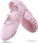 Women's Ballet Shoes â Ballet Shoes for Girls â Purple-Pink â Soft PU Leather Dance Shoes with Non-Slip Sole â Suitable for Ballet, Yoga & Home Use â For 10.5 UK Child.