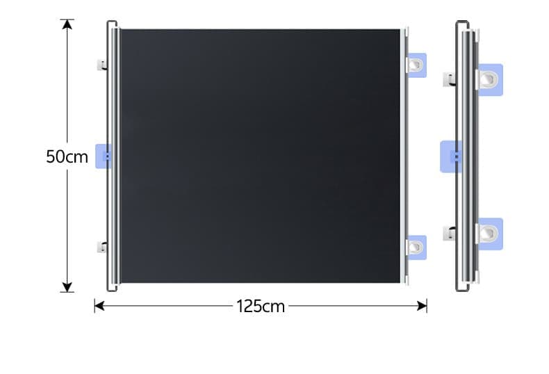 Removable Safety Gate for Babies Children and Pets No Drilling Required, 75 x 28 inches