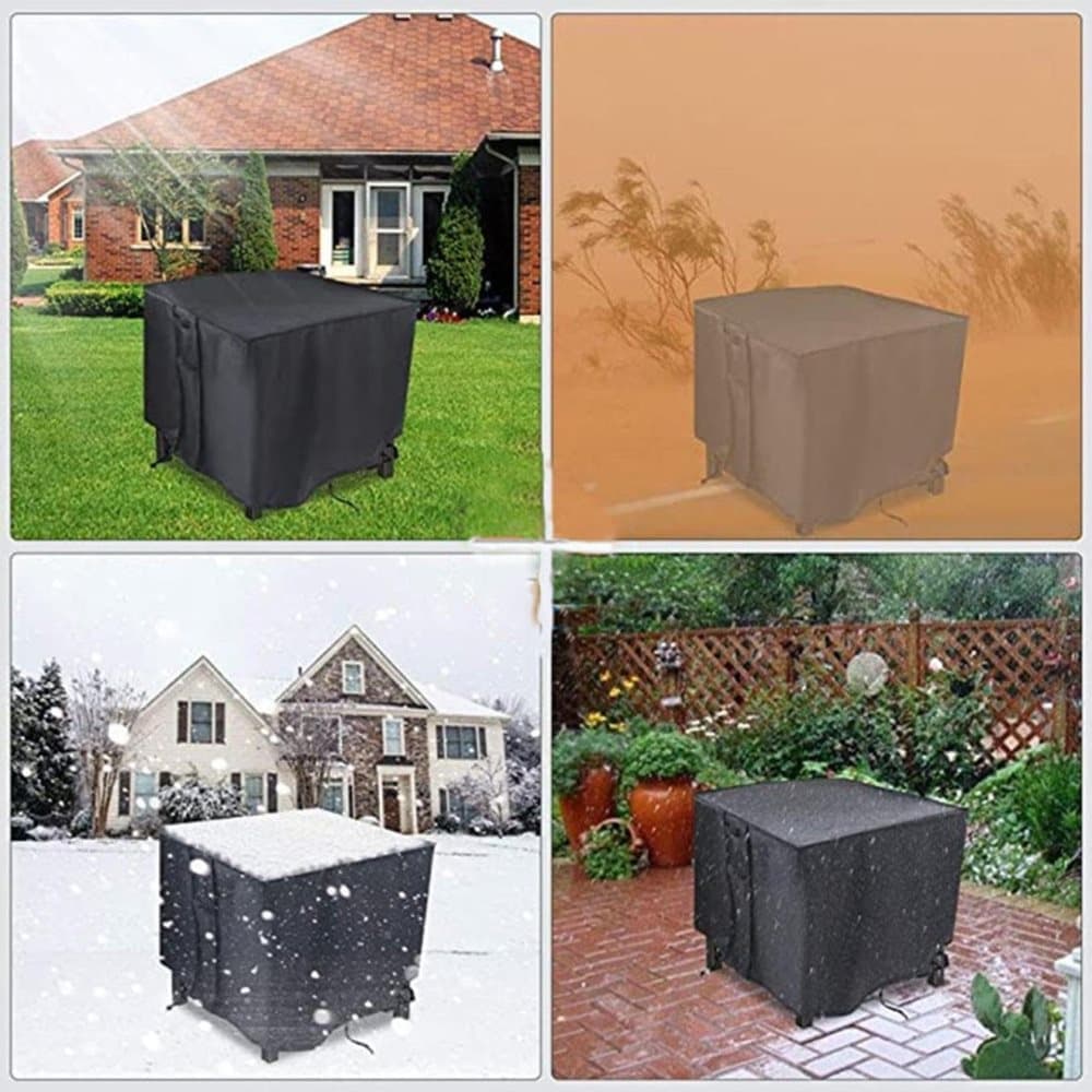 Waterproof 420D Oxford Outdoor Furniture Cover UV Dust Protection for Tables Chairs and Grill, 76 cm x 76 cm x 63 cm