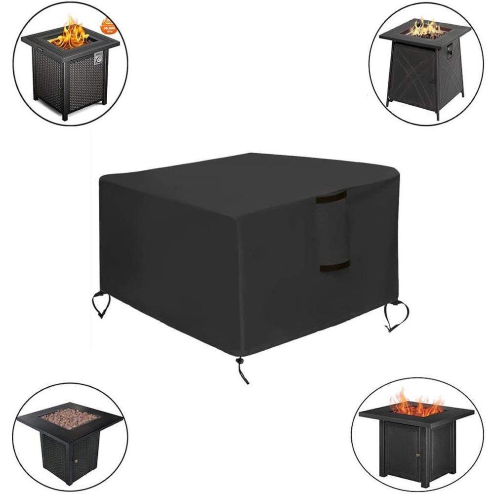 Waterproof 420D Oxford Outdoor Furniture Cover UV Dust Protection for Tables Chairs and Grill, 76 cm x 76 cm x 63 cm