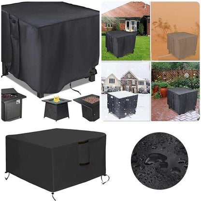 Waterproof 420D Oxford Outdoor Furniture Cover UV Dust Protection for Tables Chairs and Grill, 76 cm x 76 cm x 63 cm