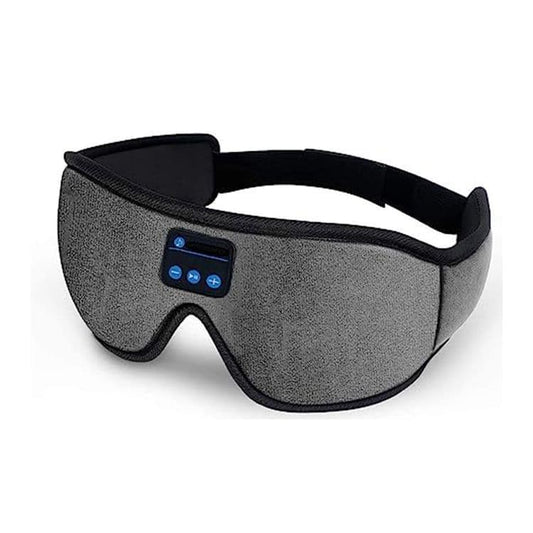 Bluetooth Sleep Headphones in Headband with Eye Mask, Wireless Stereo Music for Sleep and Relaxation, Gray