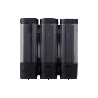3-Pack Wall Mounted Soap Dispenser for Shampoo & Soap, 300ml x3, Gold
