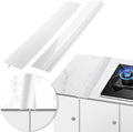 2-Pack High Temperature Resistant Gap Strip for Kitchen, 60cm, Compatible with Stove and Cabinet, White