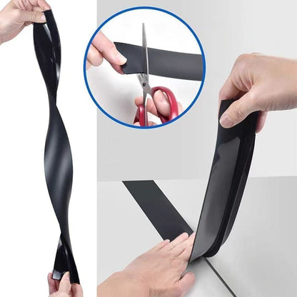 2-Pack High Temperature Resistant Gap Strip for Kitchen, 60cm, Compatible with Stove and Cabinet, White
