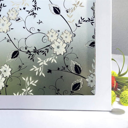 Self-Adhesive Frosted Window Film for Privacy Protection and UV Blocking, 30cmx3m, Decorative Plastic for Glass