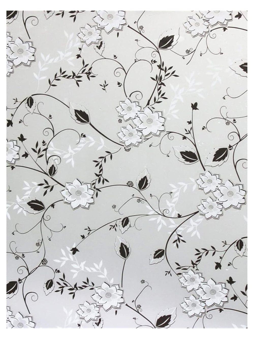 Self-Adhesive Frosted Window Film for Privacy Protection and UV Blocking, 30cmx3m, Decorative Plastic for Glass