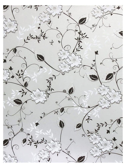 Self-Adhesive Frosted Window Film for Privacy Protection and UV Blocking, 30cmx3m, Decorative Plastic for Glass