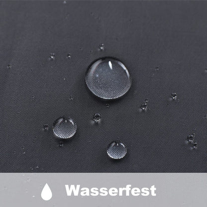 1 Pair Water Resistant Sheer Eyelet Curtains for Outdoor, 132 cm x 213 cm, Black
