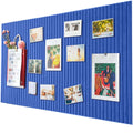 30x30cm Self-adhesive Cork Bulletin Board for Photos and Messages, Dark Blue, for Home and Office