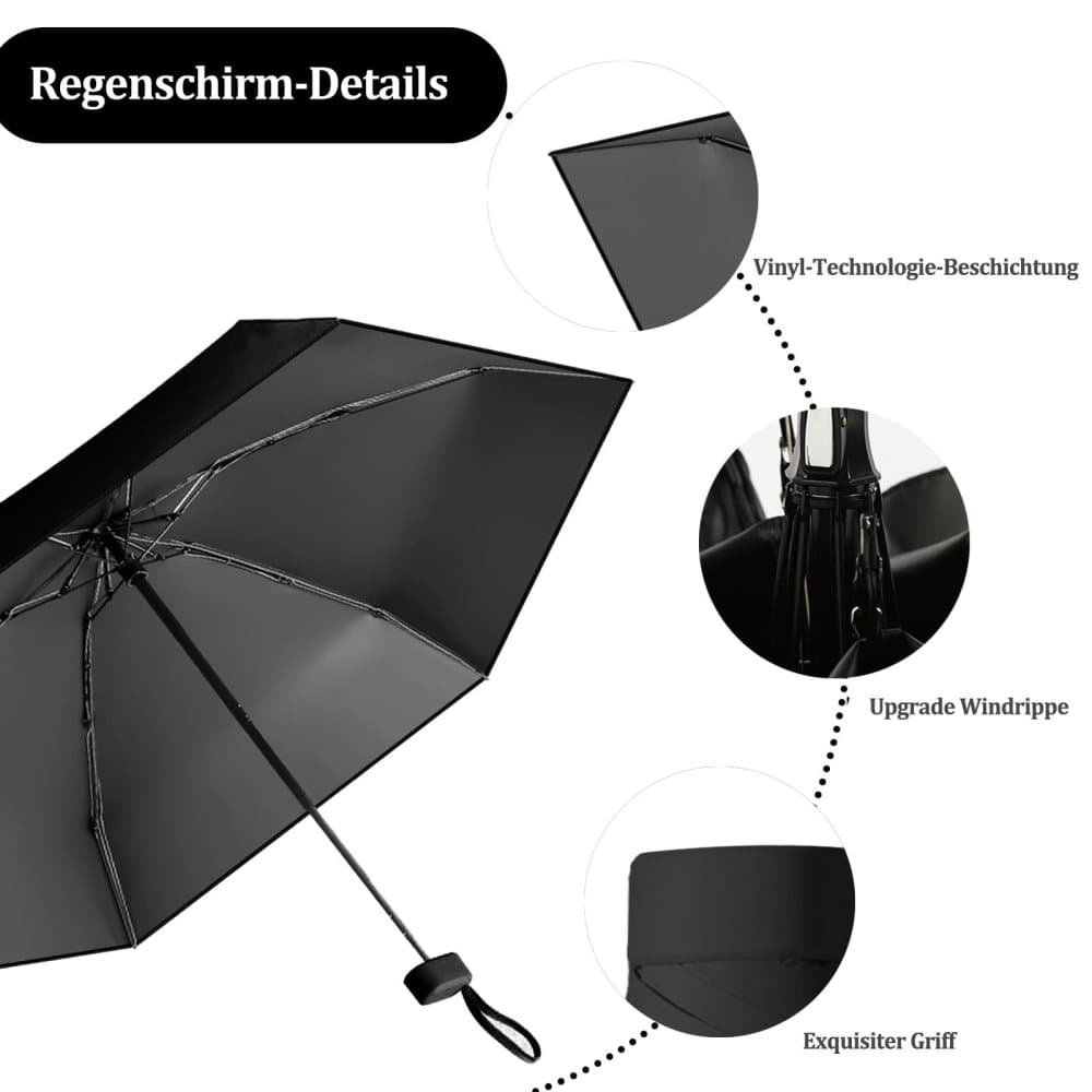 UV-Protective Folding Umbrella Wind-Resistant Lightweight Waterproof for Travel Beach and Everyday Use, Pink
