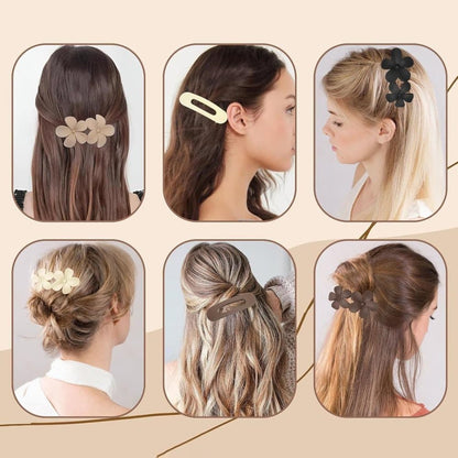 6-Pack Large Hair Clips, 11 cm, Anti-Slip Strong Grip for Daily Use