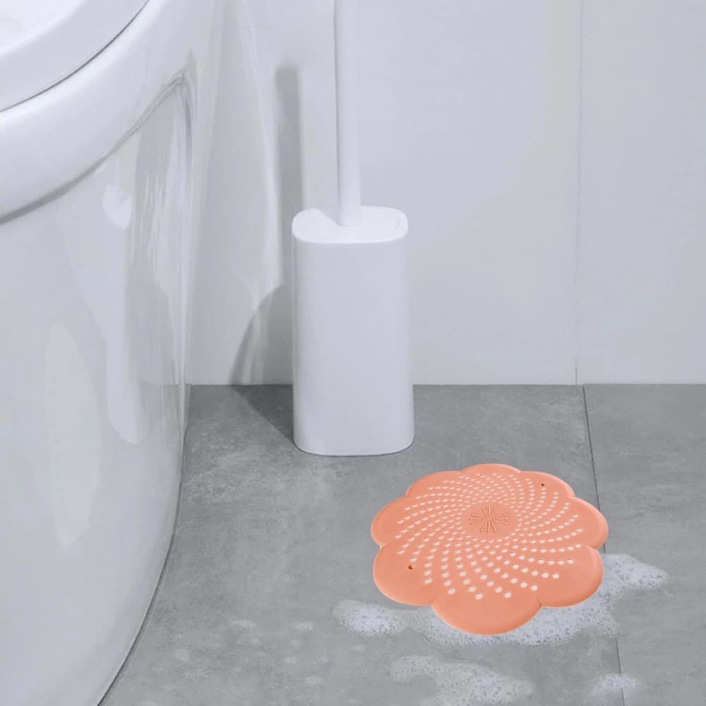 5-Pack Silicone Hair Trap Filter for Drain & Sink, Collects Debris and Food Residue, Compatible with Bathtub and Shower