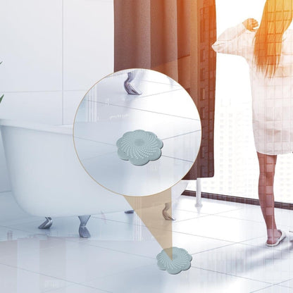 5-Pack Silicone Hair Trap Filter for Drain & Sink, Collects Debris and Food Residue, Compatible with Bathtub and Shower