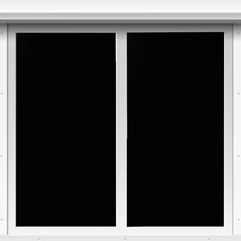 Blackout Window Film Self-Adhesive Privacy UV Protection Static Cling No Glue, 60x500cm