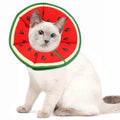 1 Protective Collar for Cats and Dogs with Velcro, Adjustable Neck Collar, Compatible with Cats, M, Red