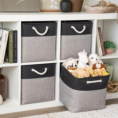 33 Pack Storage Basket Cube for Clothes and Toys, 33x33x33 cm, Perfect for Home Use