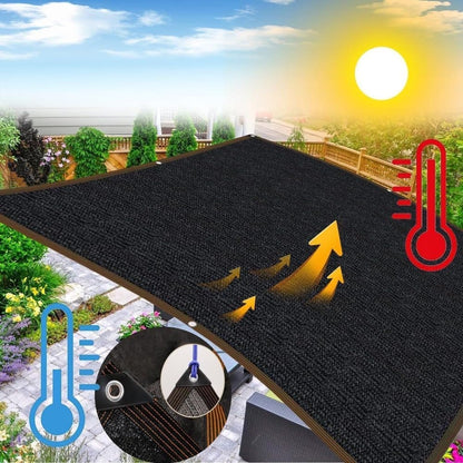4×5 m HDPE Sun Protection Net, Thick Dense UV Protection Fabric for Garden Greenhouse and Patio Heat Insulation