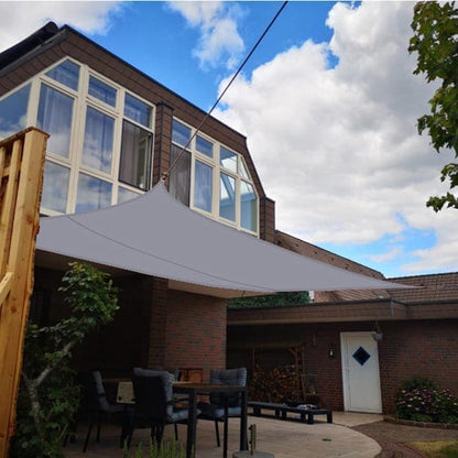3X4M Sun Sail Waterproof UV Protective Outdoor Shade for Garden Terrace Pool Camping, Gray