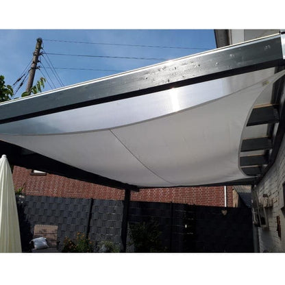 3X4M Sun Sail Waterproof UV Protective Outdoor Shade for Garden Terrace Pool Camping, Gray