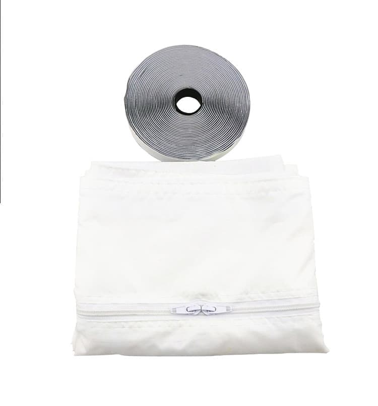 Window Seal for Portable AC, 500 x 38cm, Sealing Cloth with Zipper and Tape, Compatible with All Mobile Air Conditioners