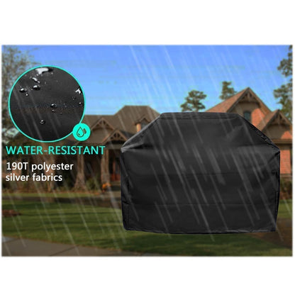Waterproof BBQ Cover Oxford UV Protection, 145 x 61 x 117cm, for Garden Barbecue