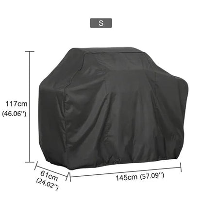 Waterproof BBQ Cover Oxford UV Protection, 145 x 61 x 117cm, for Garden Barbecue
