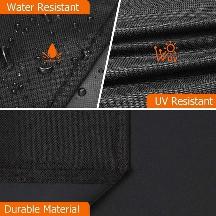 Waterproof BBQ Cover Oxford UV Protection, 145 x 61 x 117cm, for Garden Barbecue
